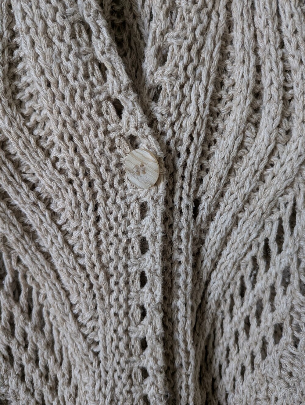 The LIMITED Cotton/Linen Tunic Cardigan Vest